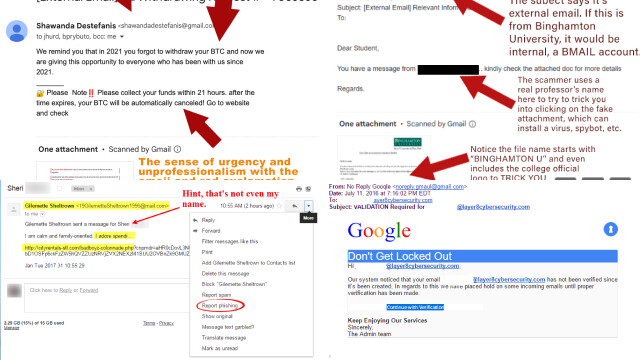 Common Features of Scam Websites Common Features of Scam Websites