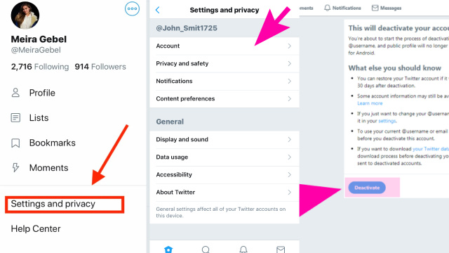 How to Delete Your Twitter Data or Deactivate Your Account How to Delete Your Twitter Data or Deactivate Your Account