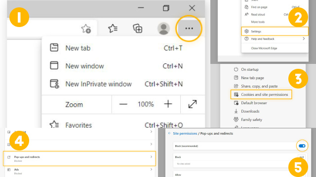 How to Turn On or Off the Pop-Up Blocker in Microsoft Edge How to Turn On or Off the Pop-Up Blocker in Microsoft Edge