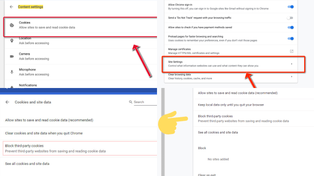 Blocking Third-Party Cookies in Google Chrome Blocking Third-Party Cookies in Google Chrome