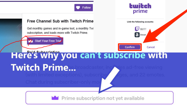 Method 6: Subscribing to Twitch Prime Method 6: Subscribing to Twitch Prime