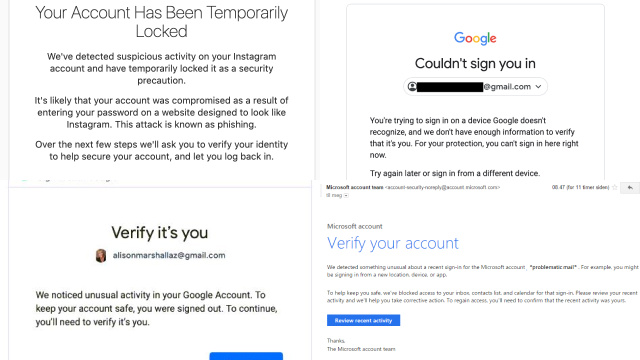 Suspicious activity on your accounts Suspicious activity on your accounts