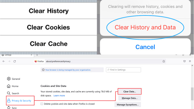 Regularly Clear Your Browsing History and Cookies Regularly Clear Your Browsing History and Cookies