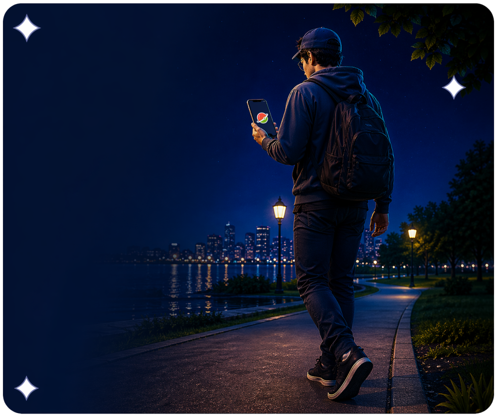 Person playing pokemon go