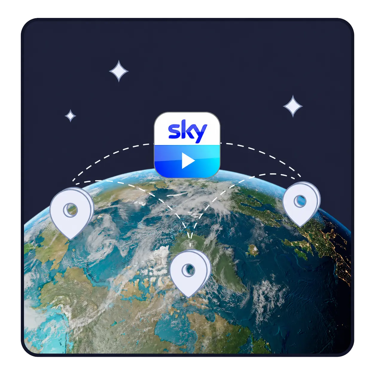 using VPN for sky go